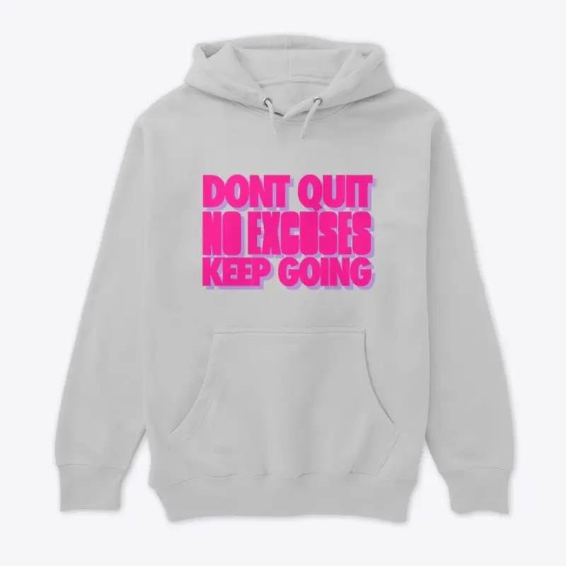 CHAMPSINCE PREMIUM HOODIE (GREY/FUCHSIA)