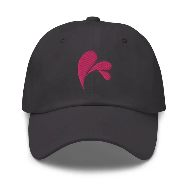 CHAMPSINCE STRAPBACK (GREY/FUCHSIA LOGO)