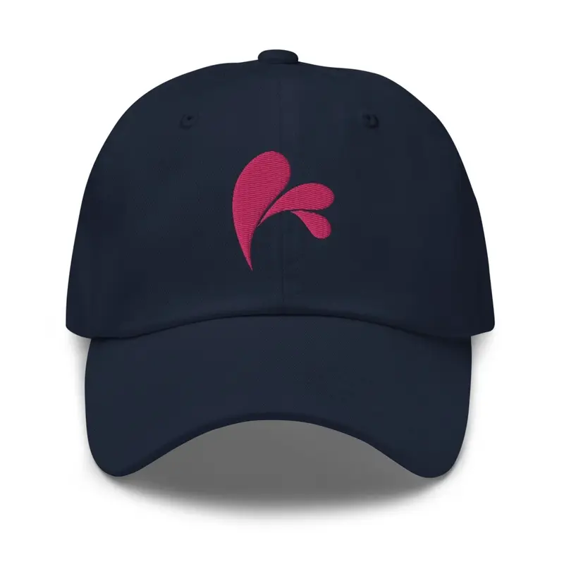 CHAMPSINCE STRAPBACK (NAVY/FUCHSIA LOGO)