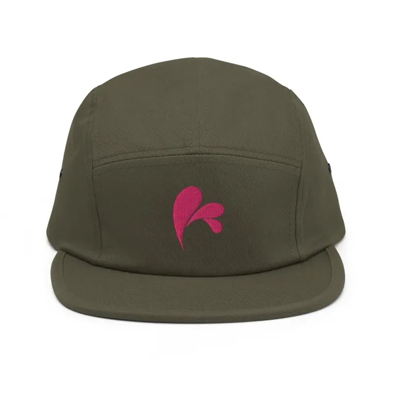 CHAMPSINCE 5 PANEL (OLIVE/FUCHSIA LOGO)