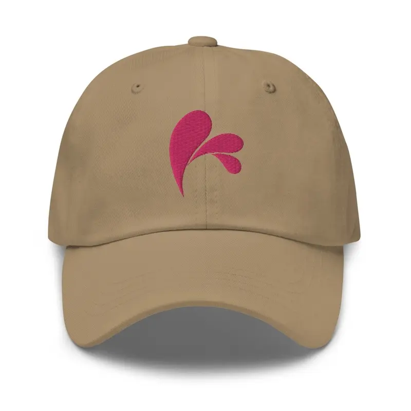 CHAMPSINCE STRAPBACK (TAN/FUCHSIA LOGO)